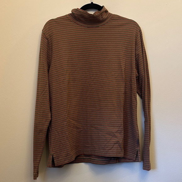 Woolrich Tops - Woolrich Women’s Multicolor Striped Turtleneck Size XL Cotton Spandex
